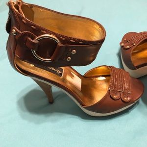 Cute brown stilettos